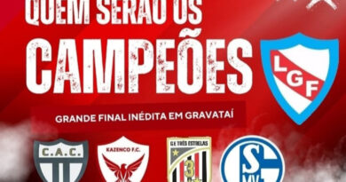 UM DOMINGO DE TRÊS FINAIS EM GRAVATAÍ
