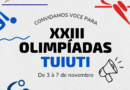 VEM AÍ A XXIII OLIMPÍADAS DA ESCOLA TUIUTI